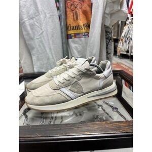 Phillipe Model Tropez 2.1 White Trainers US Size 8.5 *No Original Box* Italy